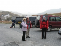 The support and rescue team prepare in the car park :: Date 2011:03:05 10:31:26 :: Taken by Nigel Dibben :: Camera Canon PowerShot A610