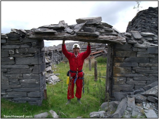 Colin in the slab workshop