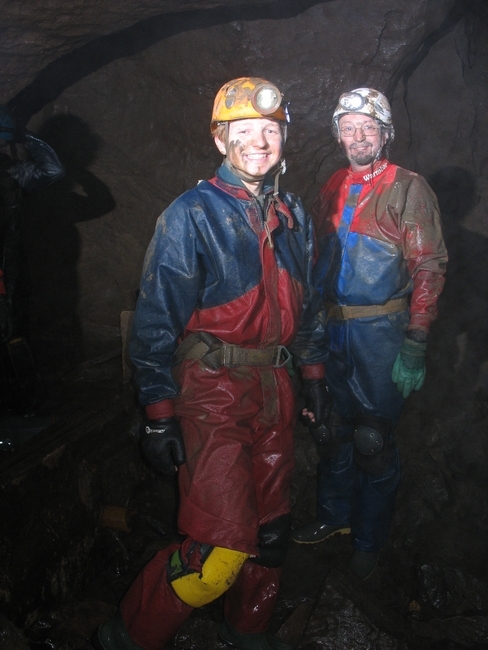 Tom, still a bit of mud on his face (outside his washing range)