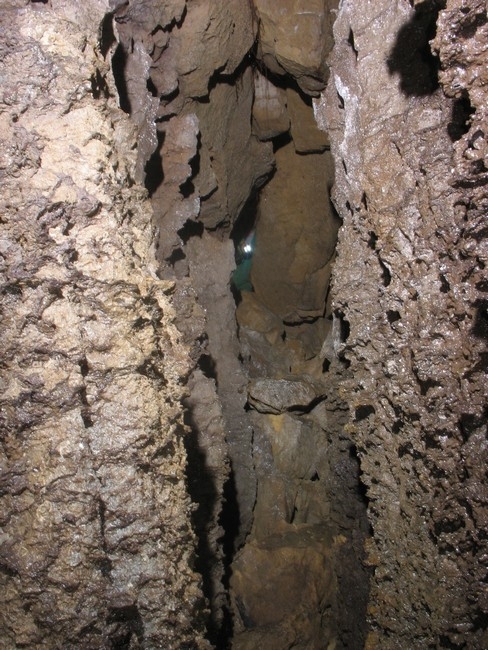 Inside 'new' cave at Hornedo