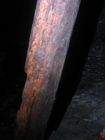 One of the solid timber supports in the area ... :: Date 2012:10:28 15:16:28 :: Taken by Nigel Dibben :: Camera Canon PowerShot A610