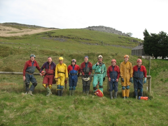 The two groups together after the OFD II to Cwm Dwr trip on Sunday