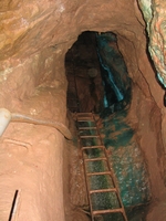 Part of the ladder way in Blue Shaft
