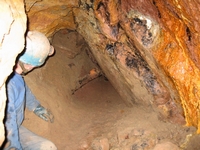 One of the smaller sections in the Cobalt Mine