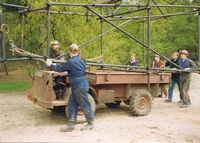Moving the headframe from Ring Shaft to Balloon Shaft