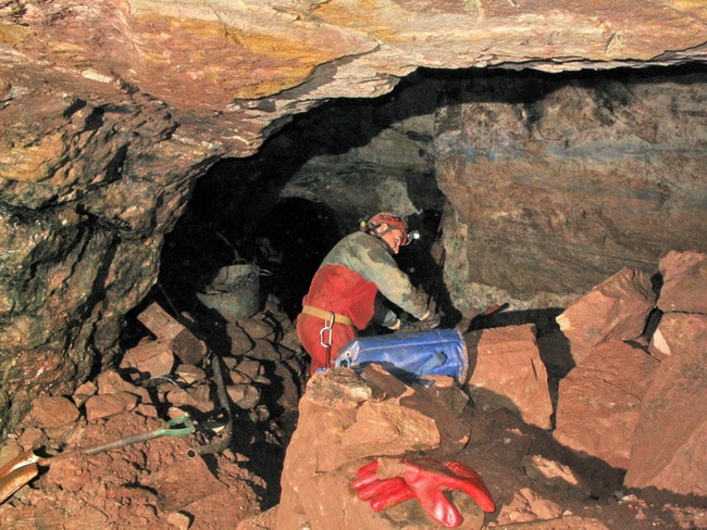 At the Hough Level junction where the passage from Brynlow turns north towards the treatment works