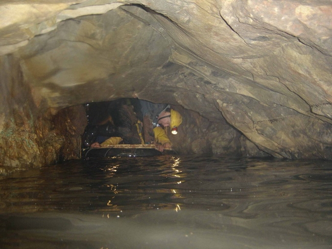 Dropping down from Field Shaft