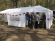The reception tent in the National Trust yard