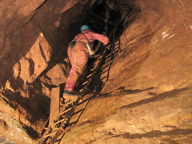 Ladderway in Field Shaft