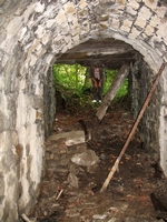 The machinery tunnel to the workshops