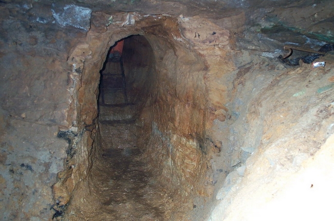 Inside the new entrance
