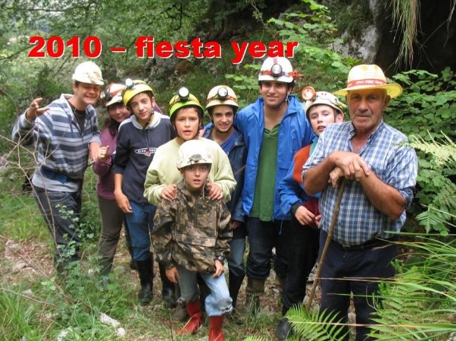 Caving trip for village youngsters - before
