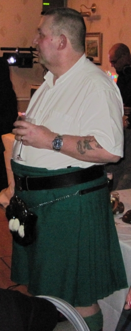 Paul in his dinner dress