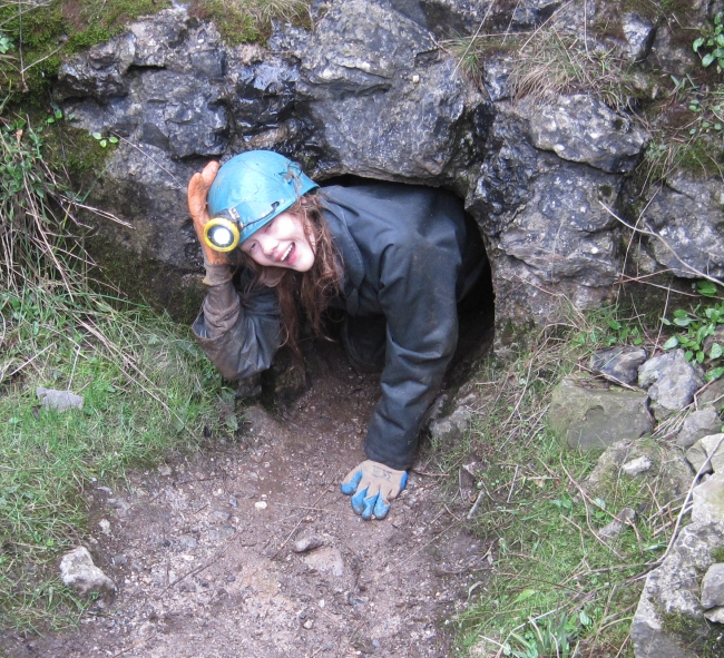 Sophie emerging from Hillocks