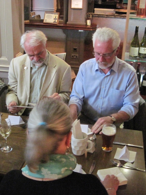 David and Ian, Arthur's sons