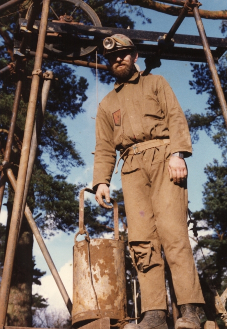 Keith on the Bear Pit dig