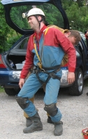 Richard and a tight sit-harness (Ex-member)