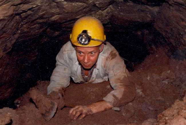 Todge clears a passage in Wood Mine