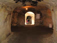 General view of the smaller tunnels