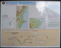 Picture 4: Display board of regional and local geology with a map of the cave.