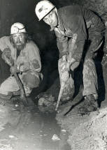 Jock and Todge in Wood Mine adit